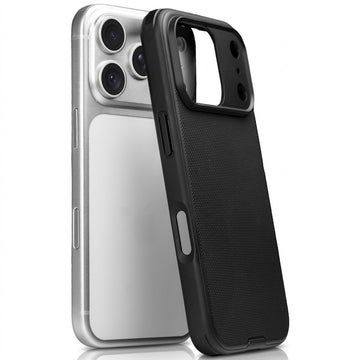 Soft TPU Frame & Premium MagSafe Compatible Hard Case for Apple iphone 18 Pro Max, Dotted Texture & Camera Protection
