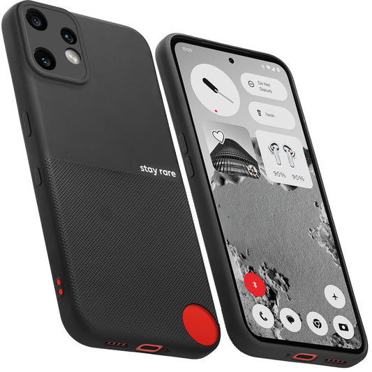 Matte Grip Silicone Case With Camera Protection & Microfiber Lining For CMF Nothing Phone 2 Pro
