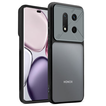 Premium Frosted Back Cover with Textured Camera Design & Metal-Look Buttons for Honor X9C 5G
