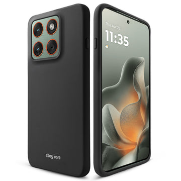 Stay Rare Smooth Silicone Case for Motorola Moto Edge 70 5G with Anti-Slip Grip & Camera Protection
