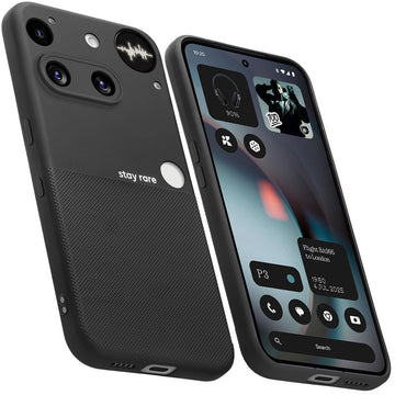 Matte Grip Silicone Case With Camera Protection & Microfiber Lining For Nothing Phone 3