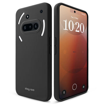 Stay Rare Smooth Silicone Case for Nothing Phone 3A 5G with Anti-Slip Grip & Camera Protection