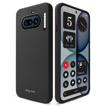 Stay Rare Smooth Silicone Case for Nothing Phone 4A 5G with Anti-Slip Grip & Camera Protection