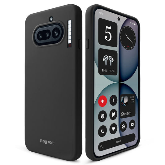 Stay Rare Smooth Silicone Case for Nothing Phone 4A 5G with Anti-Slip Grip & Camera Protection