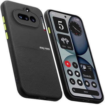 Premium Silicone Textured Case With Camera Protection & Inner Microfiber Lining Back Cover For Nothing Phone 4A 5G