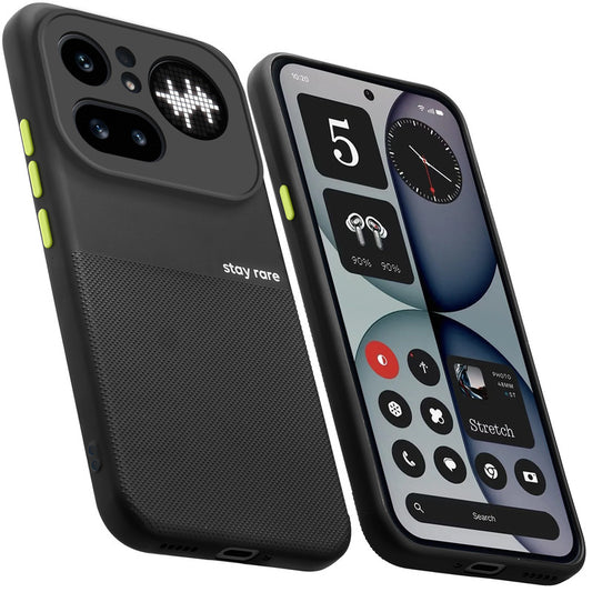 Premium Silicone Textured Case With Camera Protection & Inner Microfiber Lining Back Cover For Nothing Phone 4A Pro 5G