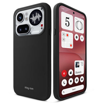 Stay Rare Smooth Silicone Case for Nothing Phone 4A Pro 5G with Anti-Slip Grip & Camera Protection