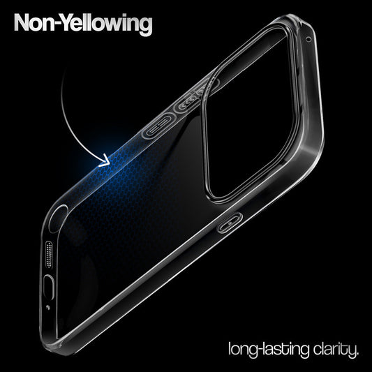 Crystal Clear Anti-Yellow Transparent Back Cover Case With Camera Ring Protection for Nothing Phone 4A Pro 5G