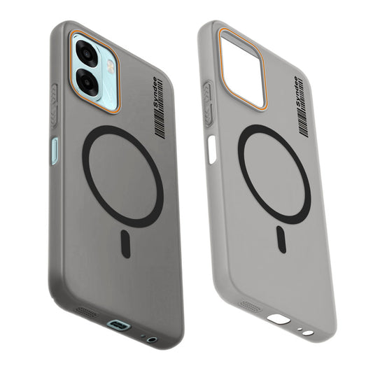 Colourful Frosted Matte With Raised Camera Protection Back Cover Case For OPPO A6X 5G