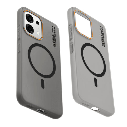Colourful Frosted Matte With Raised Camera Protection Back Cover Case For Oppo F33 5G