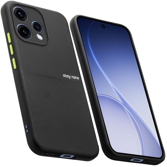 Premium Silicone Textured Case With Camera Protection & Inner Microfiber Lining Back Cover For OPPO Reno 15 5G