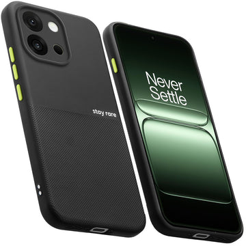 Premium Silicone Textured Case With Camera Protection & Inner Microfiber Lining Back Cover For OnePlus 13s 5G