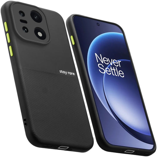 Premium Silicone Textured Case With Camera Protection & Inner Microfiber Lining Back Cover For OnePlus 15 5G