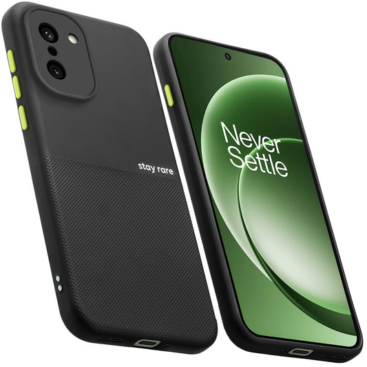 Premium Silicone Textured Case With Camera Protection & Inner Microfiber Lining Back Cover For OnePlus 15R 5G