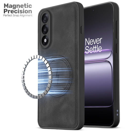 Refined PU Leather Case for OnePlus Nord 5 5G , with Support for MagSafe & Wireless Accessories