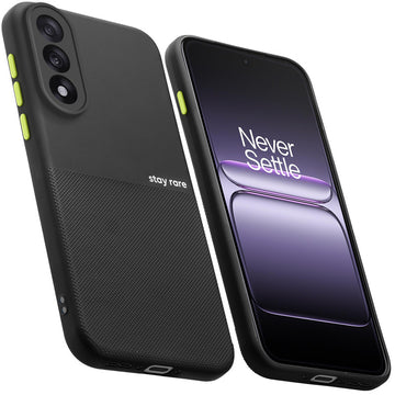 Premium Silicone Textured Case With Camera Protection & Inner Microfiber Lining Back Cover For OnePlus Nord 5 5G