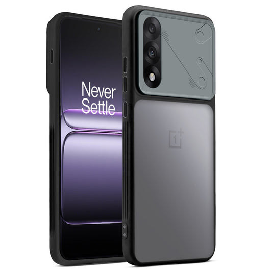Premium Frosted Back Cover with Textured Camera Design & Metal-Look Buttons for OnePlus Nord 5 5G