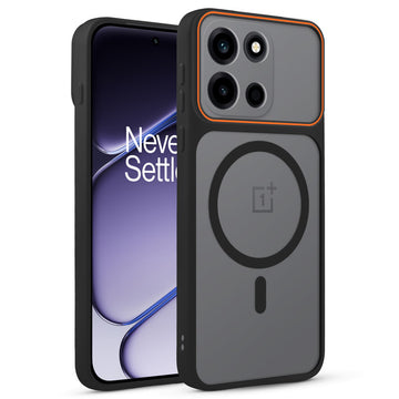 Premium Magnetic Case for OnePlus Nord 6 5G with Frosted Back, Soft Silicone Edges & Raised Camera Protection