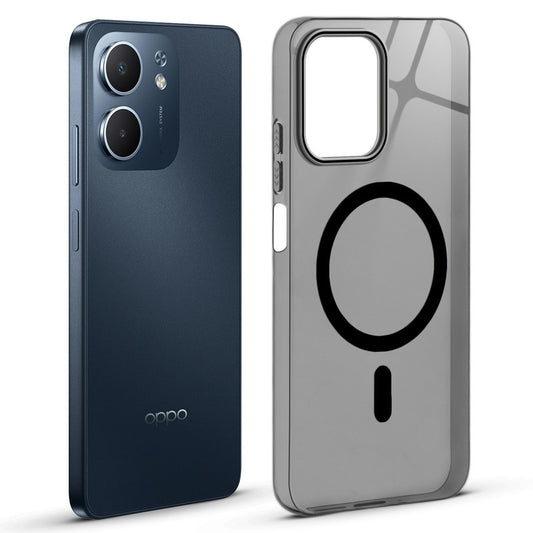 Anti-Yellow Colored Camera Line Case Support Magnetic Accessories Back Cover For Oppo A5x 5G