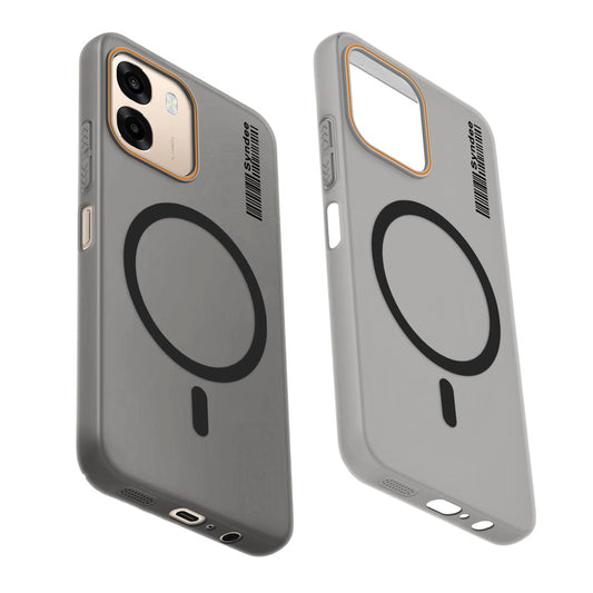 Colourful Frosted Matte With Raised Camera Protection Back Cover Case For Oppo A6s 5G