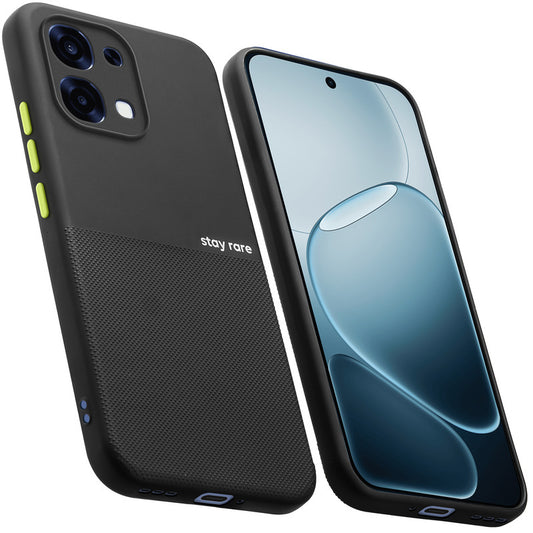 Premium Silicone Textured Case With Camera Protection & Inner Microfiber Lining Back Cover For Oppo F31 5G