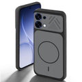 Black back cover for Oppo F31 5G with camera cut protection and ring design on back side.