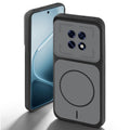 Black back cover for Oppo F31 Pro Plus 5G with camera cut protection and ring design on back side.