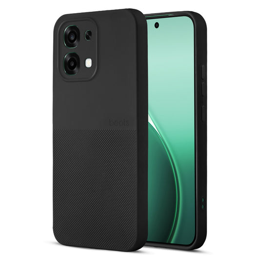 Durable Silicone Matte Back Cover with Textured Grip & Raised Camera Edges for Oppo F33 5G