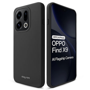 Stay Rare Smooth Silicone Case for Oppo Find X9 5G with Anti-Slip Grip & Camera Protection