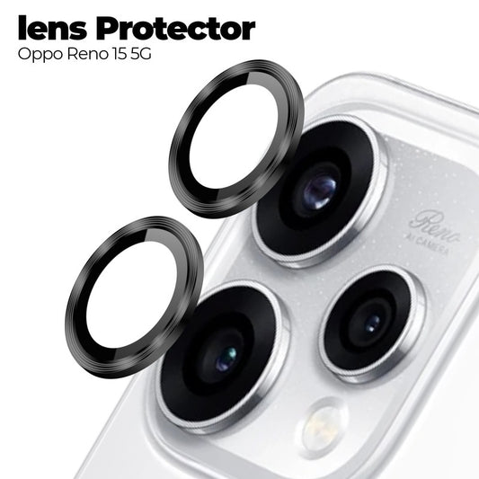 Camera Lens Protector For Oppo Reno 15 5G, HD Clear Lens Guard (2 Camera Rings)