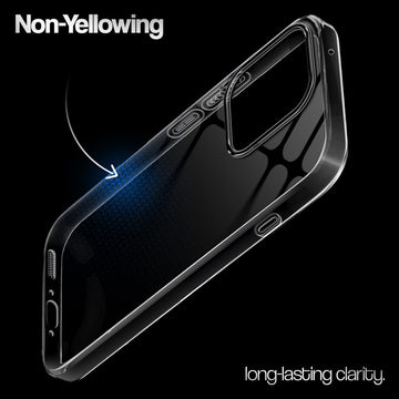 Crystal Clear Anti-Yellow Transparent Back Cover Case With Camera Ring Protection for Oppo Reno 16 5G