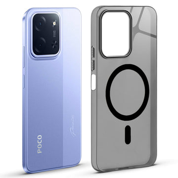 Anti-Yellow Scratch Resistant Case Support Magnetic Accessories Back Cover For POCO C85 5G