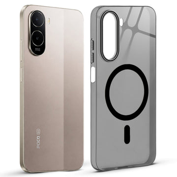 Anti-Yellow Scratch Resistant Case Support Magnetic Accessories Back Cover For Poco C85x 5G