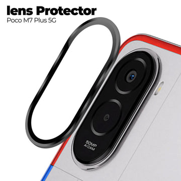 Camera Lens Protector For Poco M7 Plus 5G, HD Clear Lens Guard