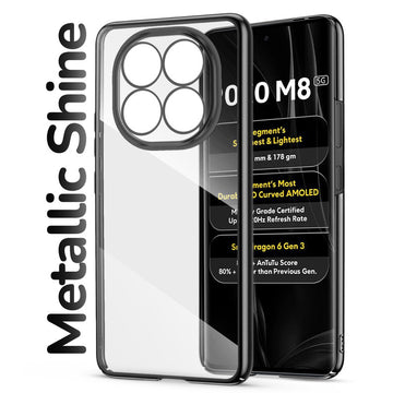 Shiny Edge Cuts Case for Poco M8 5G