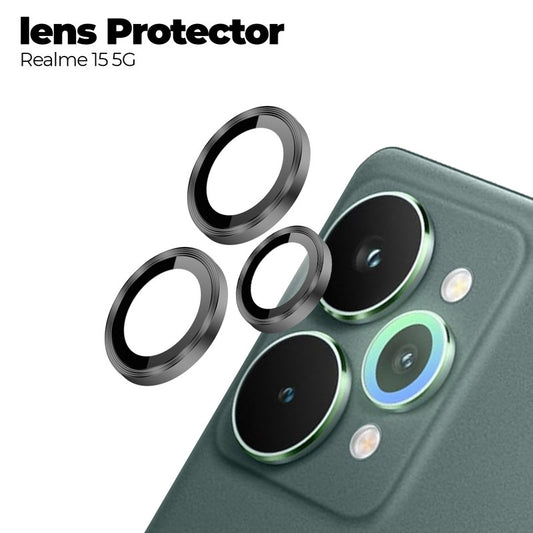 Camera Lens Protector For Realme 15 5G, HD Clear Lens Guard