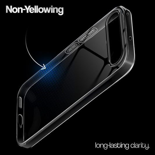 Crystal Clear Anti-Yellow Transparent Back Cover Case With Camera Ring Protection for Realme 16 5G