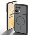 Dual tone silicone Black back cover for Realme 16 Pro Plus 5G showing camera protection and design