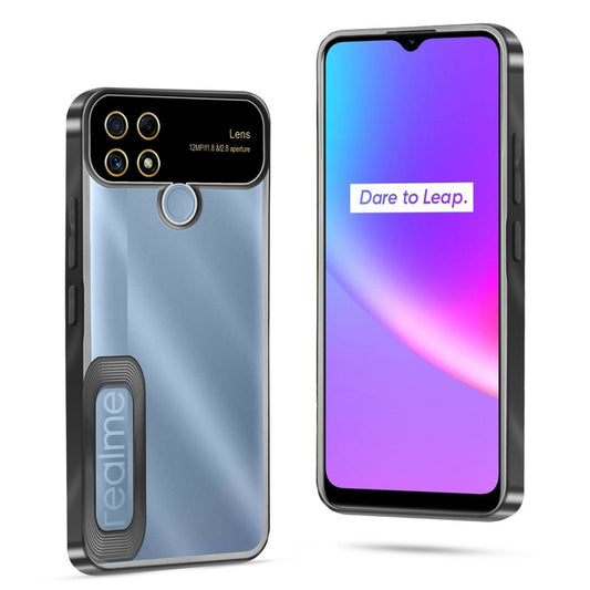 Clear Logo Cut Case with Raised Camera Guard for Realme C12