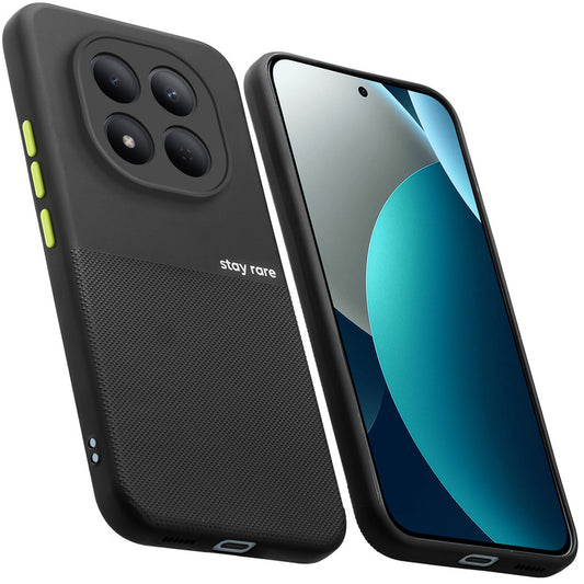 Premium Silicone Textured Case With Camera Protection & Inner Microfiber Lining Back Cover For Redmi Note 15 Pro 5G