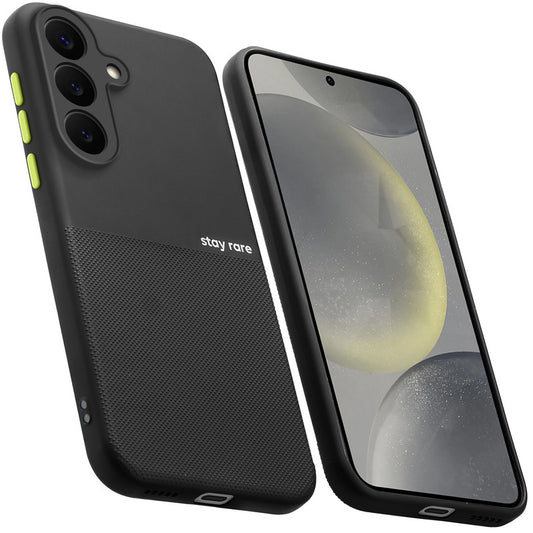 Premium Silicone Textured Case With Camera Protection & Inner Microfiber Lining Back Cover For Samsung S26 5G