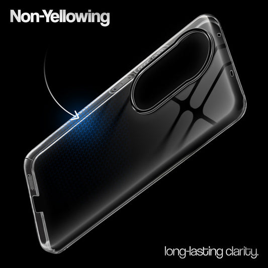 Crystal Clear Anti-Yellow Transparent Back Cover Case With Camera Ring Protection for Vivo T4 Ultra 5G