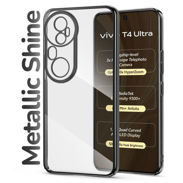 Shiny Edge Hard Case For Vivo T4 Ultra 5G