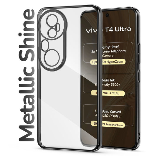 Shiny Edge Hard Case For Vivo T4 Ultra 5G