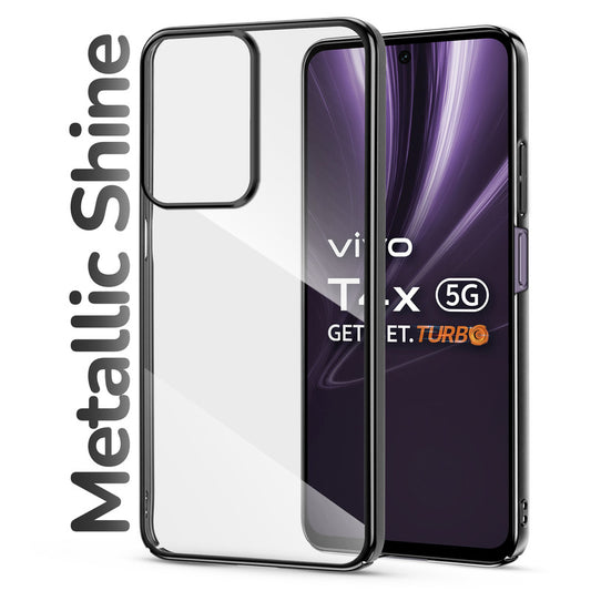 Shiny Edge Hard Case For Vivo T4X 5G