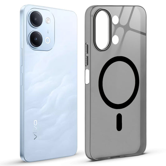 Anti-Yellow Colored Camera Line Case Support Magnetic Accessories Back Cover For Vivo T5 Lite 5G