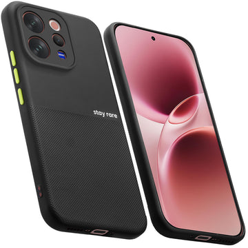 Premium Silicone Textured Case With Camera Protection & Inner Microfiber Lining Back Cover For Vivo V70 Elite 5G