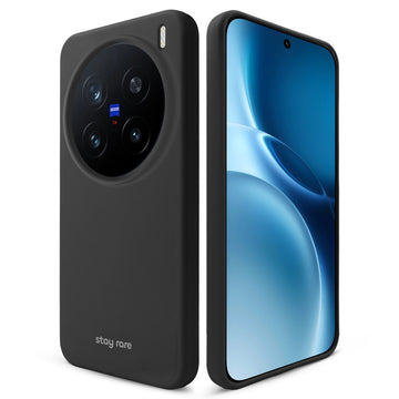 Stay Rare Smooth Silicone Case for Vivo X200 Pro 5G with Anti-Slip Grip & Camera Protection