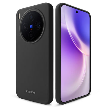 Stay Rare Smooth Silicone Case for Vivo X300 5G with Anti-Slip Grip & Camera Protection