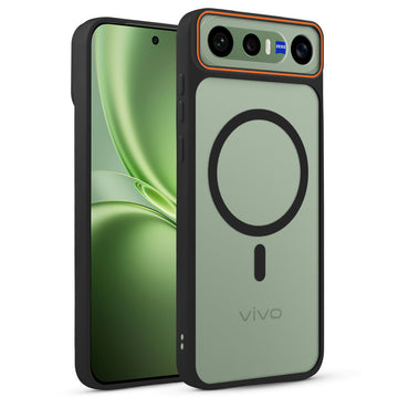 Premium MagSafe Case for Vivo X300 FE 5G with Frosted Back, Soft Silicone Edges & Raised Camera Protection